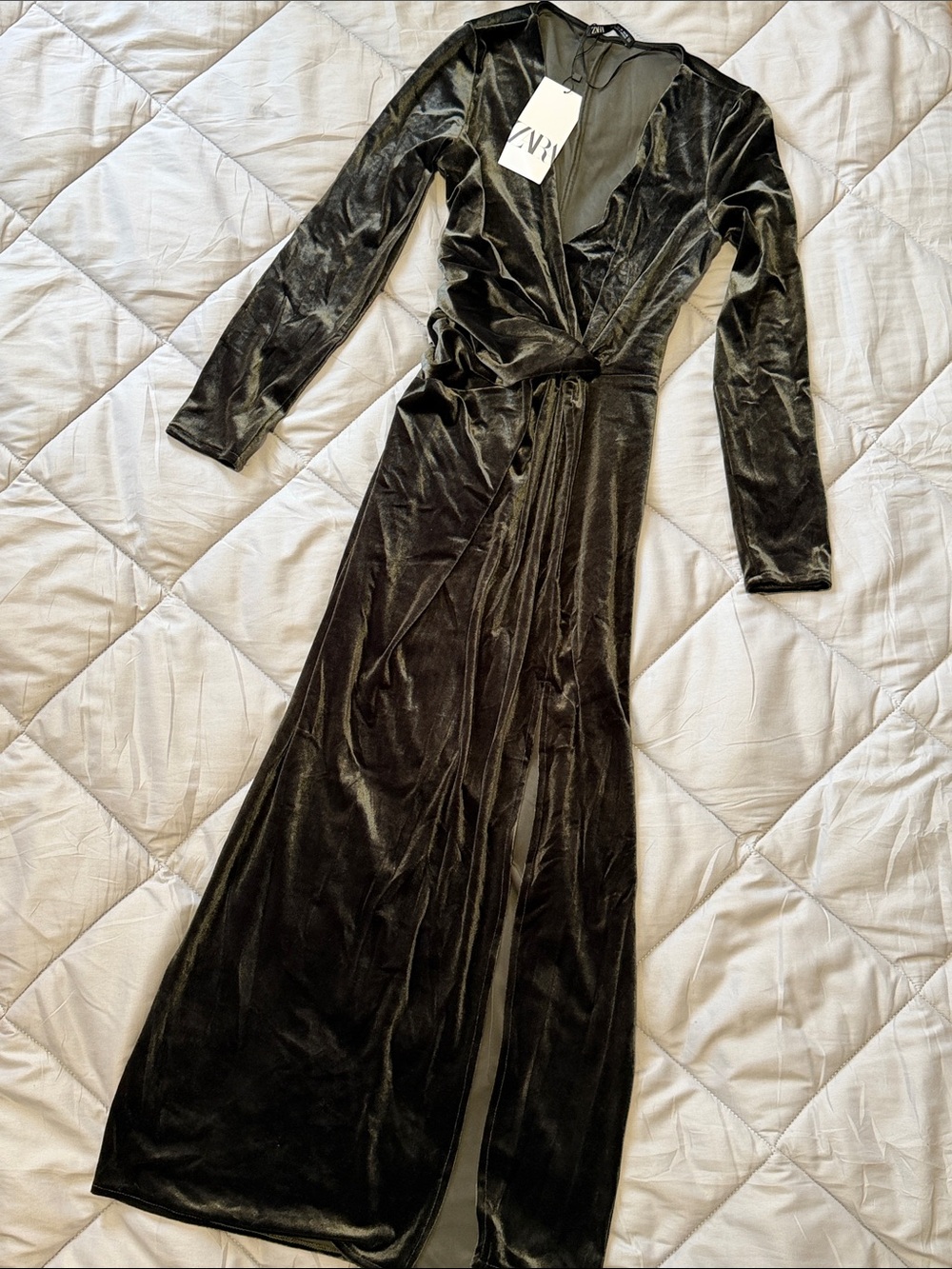 Deep green Zara dress
